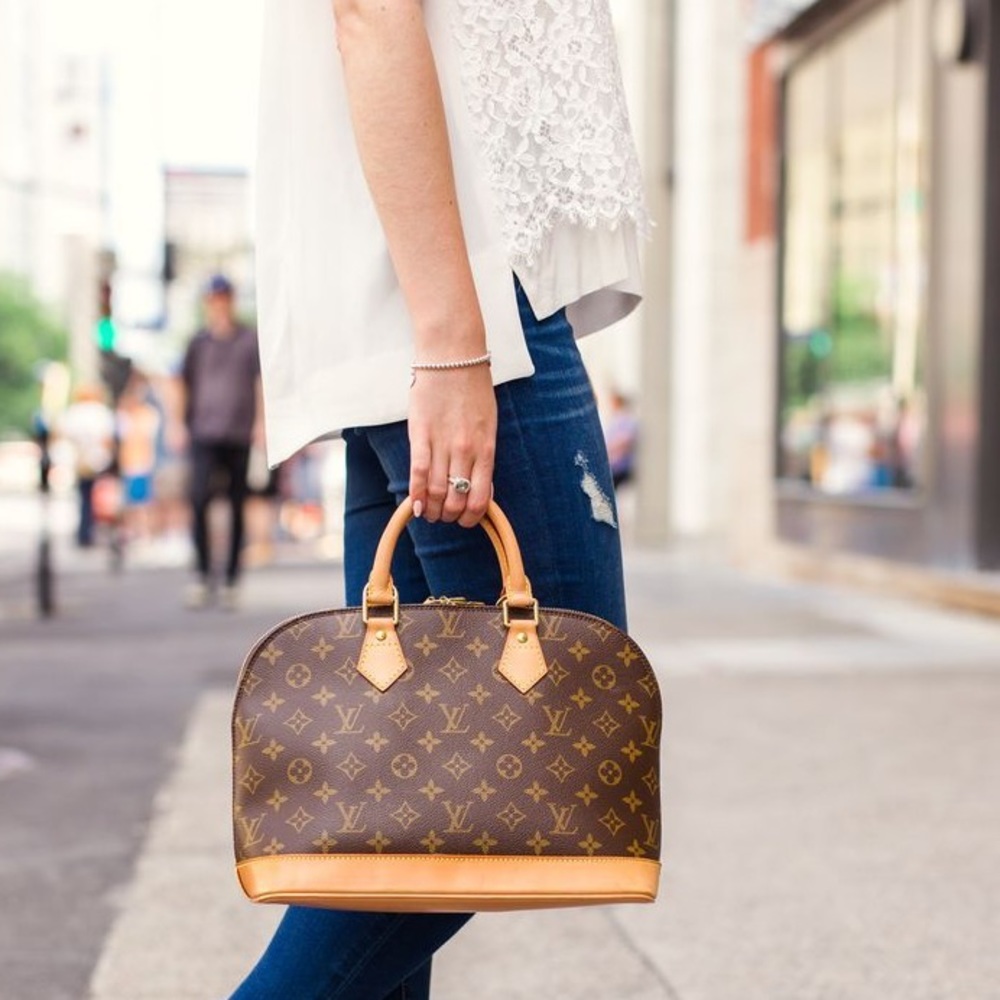 🤩NEW Vachetta 🤩Louis Vuitton Alma pm handbag